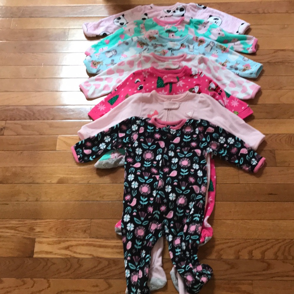 7 Simple Joys by Carter’s fleece footed pajamas
